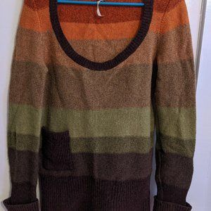 Free People Pullover Sweater - Autumn Colors